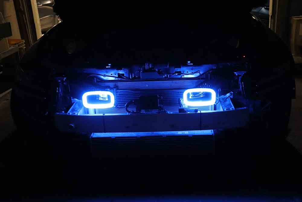 VelossaTech LED Lit Big Mouth Ram Air Intake Snorkels for Kia Stinger, Genesis G70, G80