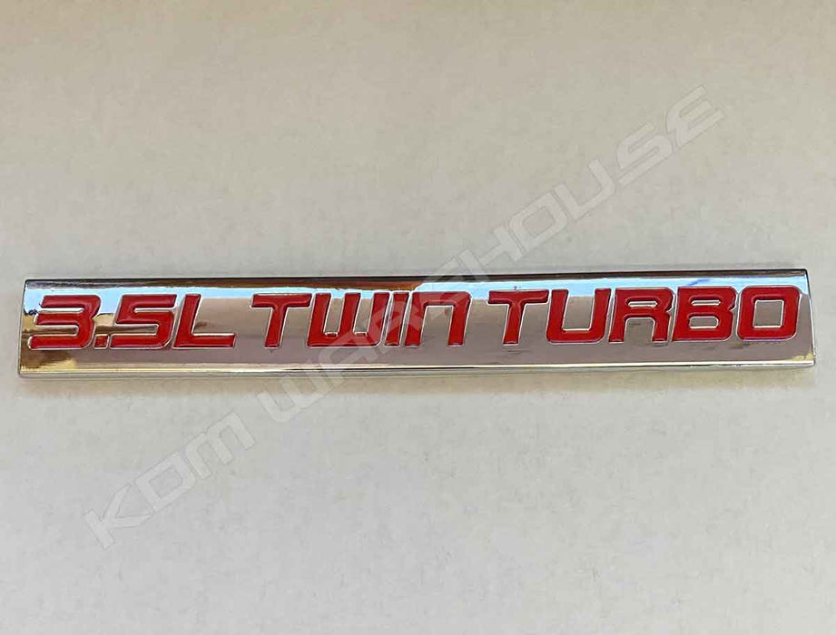 Turbo / Twin Turbo Badges and Emblems