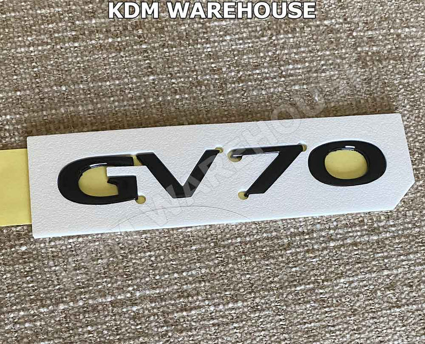 Black OEM Genesis Text Badge Emblems G70, G80, GV60, GV70, GV80