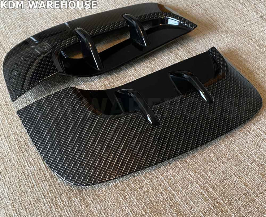 Factory Fender Vent Set in Carbon Fiber Style or Glossy Black for 2018-2023 Kia Stinger