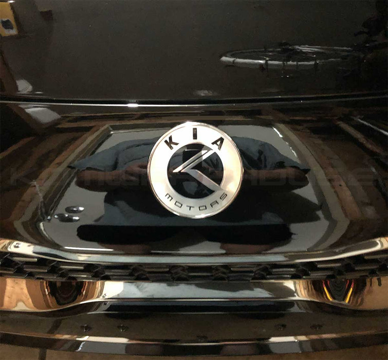 Factory OEM Kia Motors Badge in Chrome