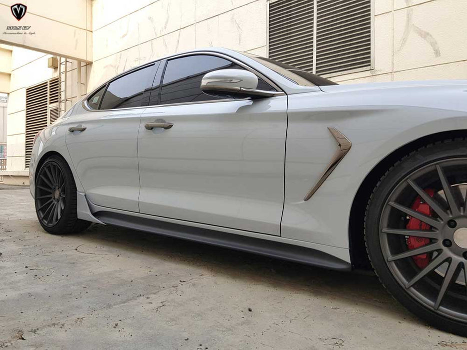 M&S Side Skirts and Cup Wings for 2018-2021 Genesis G70