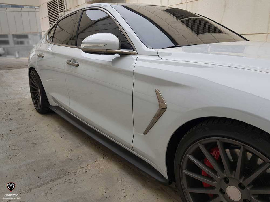 M&S Side Skirts and Cup Wings for 2018-2021 Genesis G70