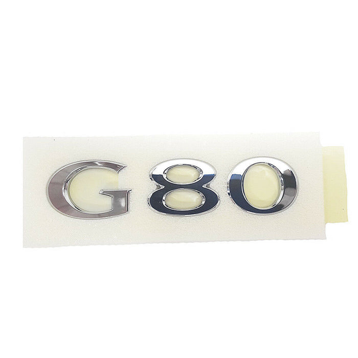 “G80 Text” Trunk Badge/Emblem