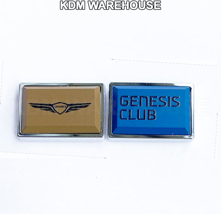 Genesis Club Trunk or Fender Badge Emblem Set