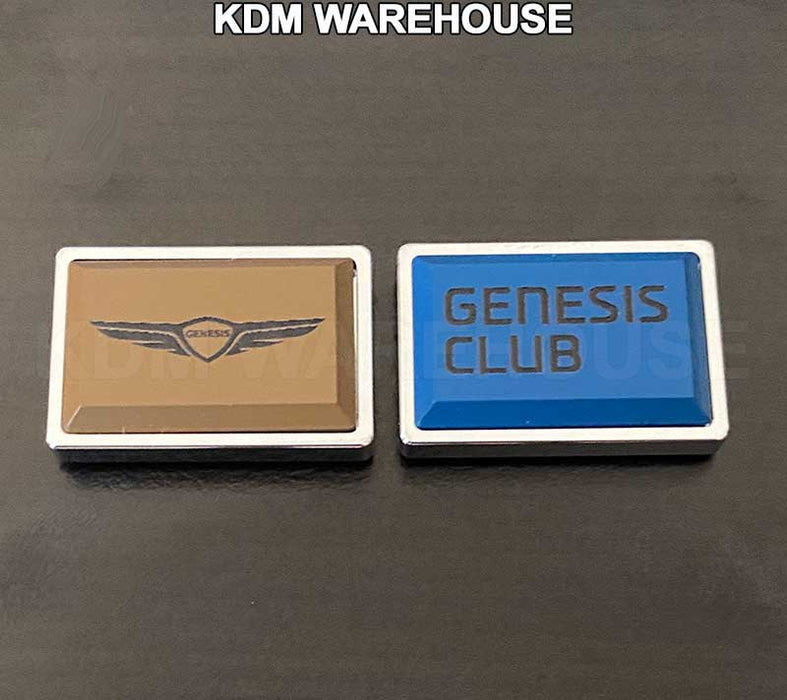 Genesis Club Trunk or Fender Badge Emblem Set