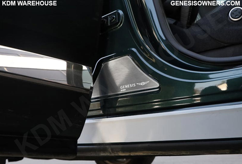 Genesis Brushed Aluminum Inside Door Frame Molding