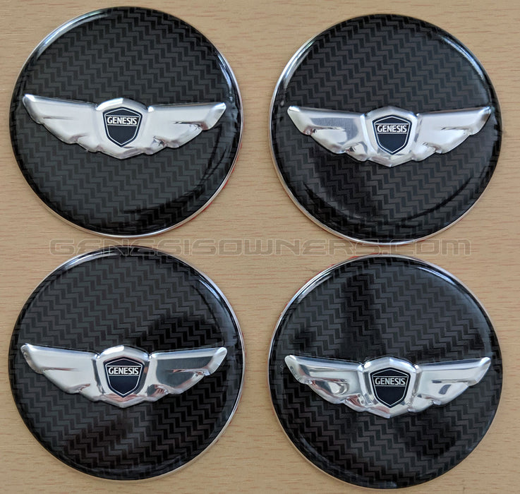 Winged Emblem Center Cap Sets for Genesis Vehicles