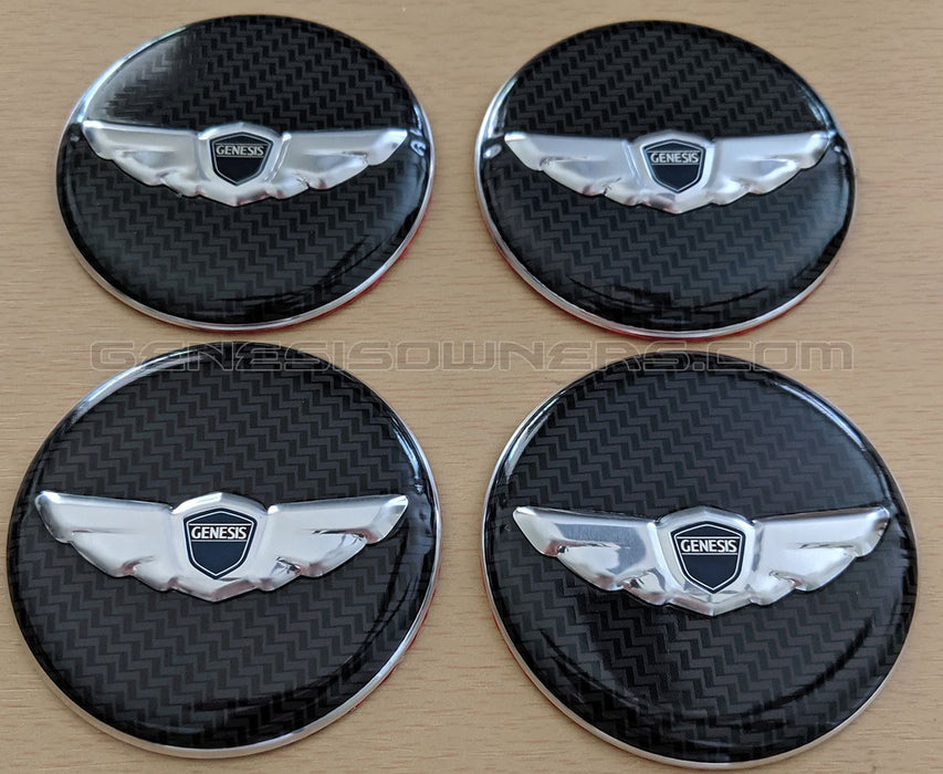 Winged Emblem Center Cap Sets for Genesis Vehicles
