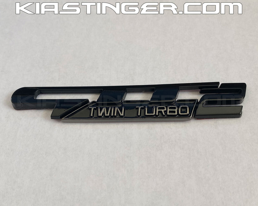 GTT2 Twin Turbo Badge
