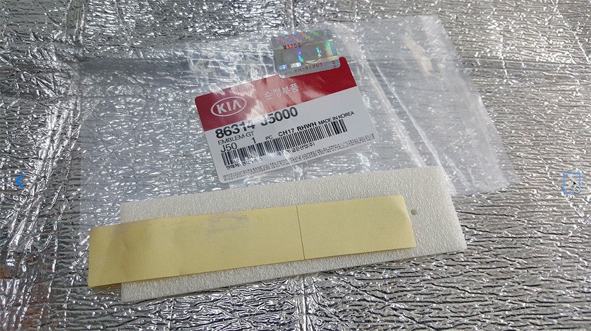 Factory OEM GT Badge/Emblem