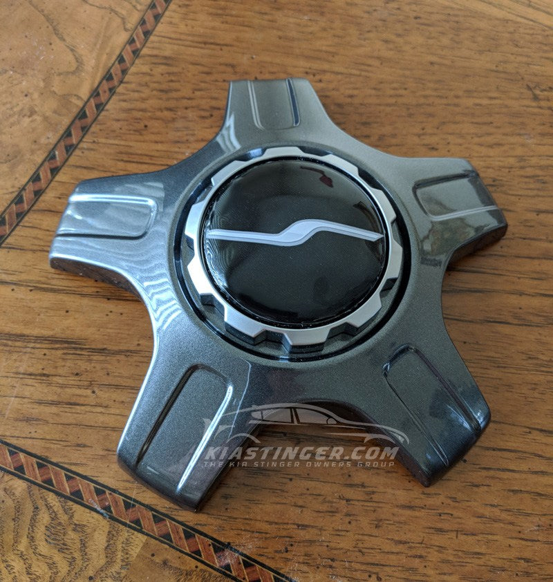 Wheel Center Cap Overlays Set with “Spinning S” Design — KDM Wheel Center Cap Overlays Set with “Spinning S” Design — KDM