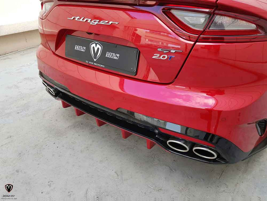 M&S Rear Diffuser for 2018-2021 Kia Stinger GT