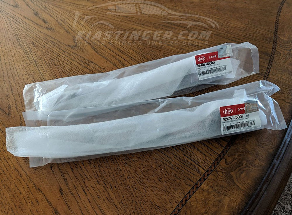 Body-Colored Rear-Side Reflector Set for the Kia Stinger