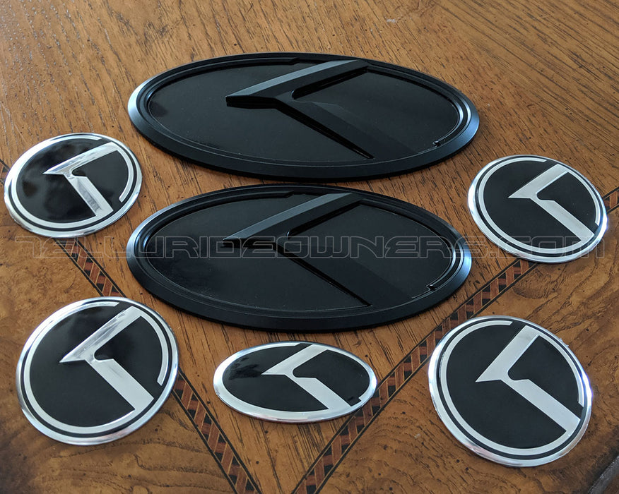 KLexus Emblem Set (Black w/Black)