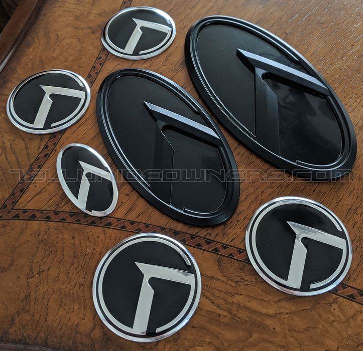 KLexus Emblem Set (Black w/Black)