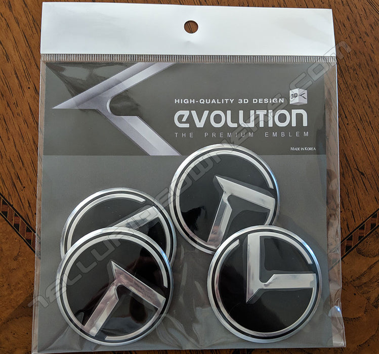 KLexus Emblem Set (Black w/Chrome)