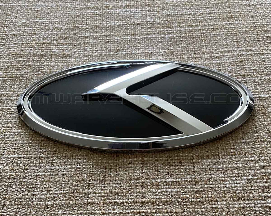 KLexus Front or Rear Badges and Emblems (Black w/Chrome)