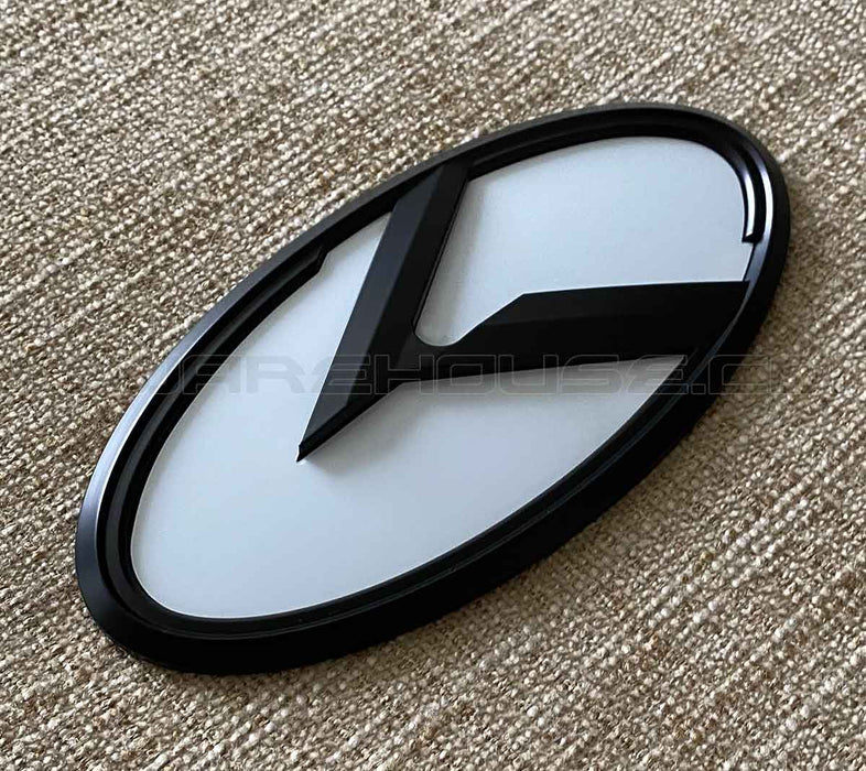 KLexus Front or Rear Badges and Emblems (White w/Black)