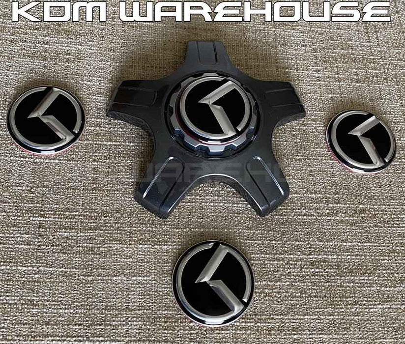 KLexus Wheel Center Cap Overlay Set