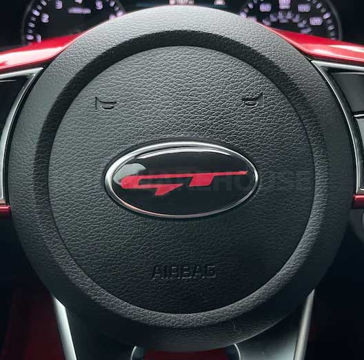 GT Steering Wheel Overlay in Red