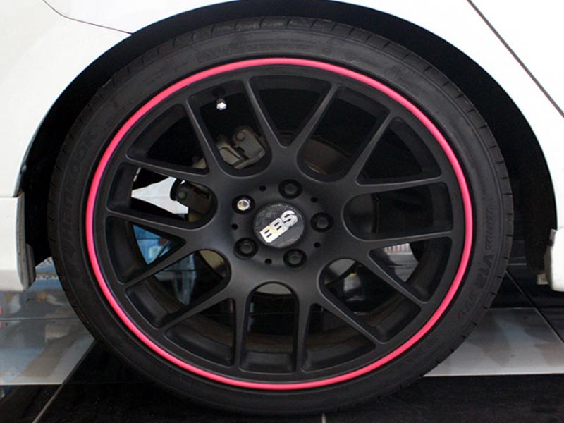 Car Decor Styling Strip Wheel Rim Tire Protection Covers Auto Accessories Red