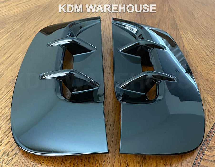 Factory Fender Vent Set in Carbon Fiber Style or Glossy Black for 2018-2023 Kia Stinger