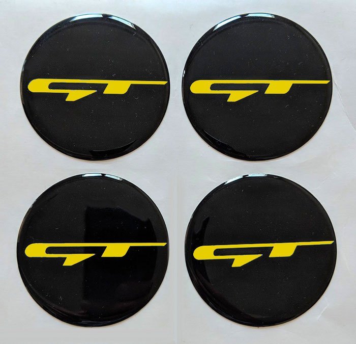 GT Wheel Center Cap Overlays
