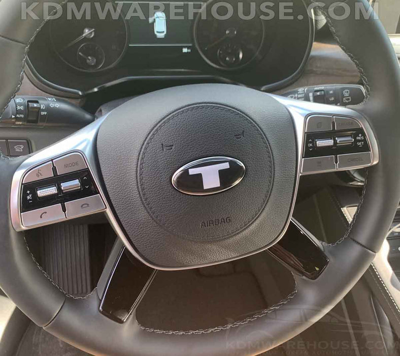 “Big T” Steering Wheel Emblem Overlay for the Telluride
