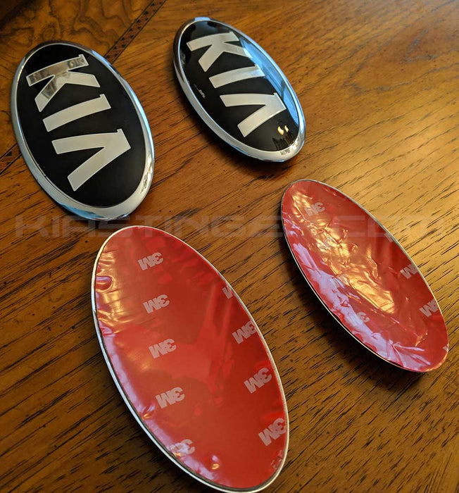 Vintage K Metal Skins Front and/or Rear Badge/Emblem Overlays
